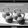 thumbnail image 3 of Pesa Rusa HEAD-HA170A-15LB Kettlebell Negro, 3 of 5