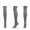 Gray, variant on Socks for Women Ankle Thin, Fall Winter Women Striped Solid Color Thickening Knit Over-the-Knee Stockings New Womens Cute Crew Socks Style B-60 Black One Size