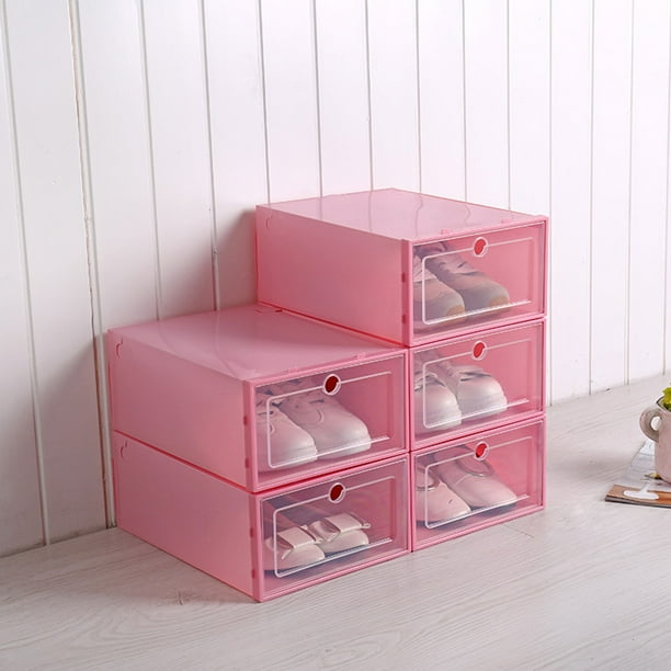 serony Transparent plastic shoe storage box Japanese shoe box for