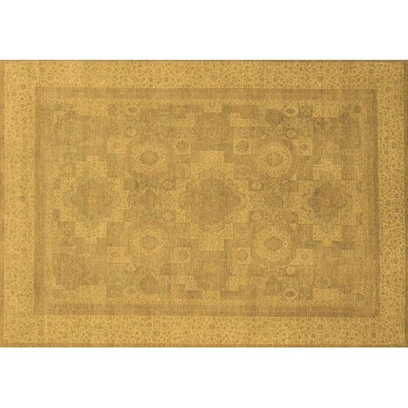 Ahgly Company Indoor Rectangle Oriental Brown Traditional Area Rugs, 8' x 12'