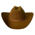 thumbnail image 5 of Stetson Unisex Powder River 4X Felt Cowboy Hat Mink 7 3/8, 5 of 10