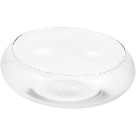 Clear Glass Fish Bowl Desktop Aquarium Tank for Goldfish Shrimp Plants and Hydroponics Portable Multi-Functional Design