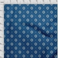 thumbnail image 2 of oneOone Georgette Viscose Royal Blue Fabric Ikat Style Stripe Sewing Craft Projects Fabric Prints By Yard 42 Inch Wide, 2 of 3