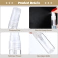 thumbnail image 4 of 100 Pcs 3ml Glass Spray Bottles, Clear Portable Refillable Atomizer Containers, Mini Essential Oil Perfume Spritzer for Travel Fragrance Samples, 4 of 6