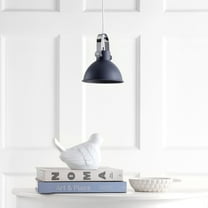 SAFAVIEH Rove 6.25 in. Dia. Adjustable Solid Classic Pendant, Dark Grey