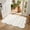 Beige, variant on Diatomaceous Earth Bath Mat 16"x24", Aqua Striped Absorbent Half Circle Bathroom Rugs with Non-Slip Backing Rubber, Low-Profile Doormat for Kitchen Sink Indoor Modern Farmhouse Blue White Stripes
