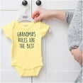 thumbnail image 5 of Grandmas Rules Best Cute Grandchild Romper Boys or Girls Infant Baby Brisco Brands 12M, 5 of 6