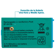 thumbnail image 2 of Batería Compatible 850mah Virtual Zone Gameboy Advance Sp Verde, 2 of 4