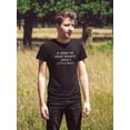 thumbnail image 2 of Smartprints Mens Graphic Tee Black - Penny For Your Thoughts 100% Cotton Classic Fit, 2 of 4