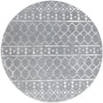 thumbnail image 3 of Transitional Area Rug (5'3'' Round) Geometric Gray, Cream Indoor Round Easy to Clean, 3 of 5