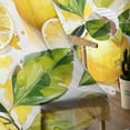 thumbnail image 5 of Lemon Leaf Watercolor Hand Drawn Sheer Curtain Living Room Drapes Home Bedroom Voile Curtain Tulle Window Curtain, 5 of 7