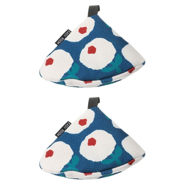 2 Pcs Gants de Four Triangulaires Couvercle de Pot Gants Anti-Brûlure Poignée de Pot