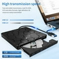 thumbnail image 3 of 2in1 USB3.0 Type C Slim External DVD VCD CD Writer Optical Drive Burner Reader Player Portable ,Easy to Use, 3 of 6