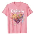thumbnail image 1 of Confetti In Heart Fancy Dress Carnival Outfit Sleeve T Shirt for Men, 1 of 2