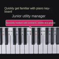 thumbnail image 2 of Piano Keyboard Stickers Grand/electric Piano 61 Keys Stave Notation Note Strip Label For Beginners Students, 2 of 5