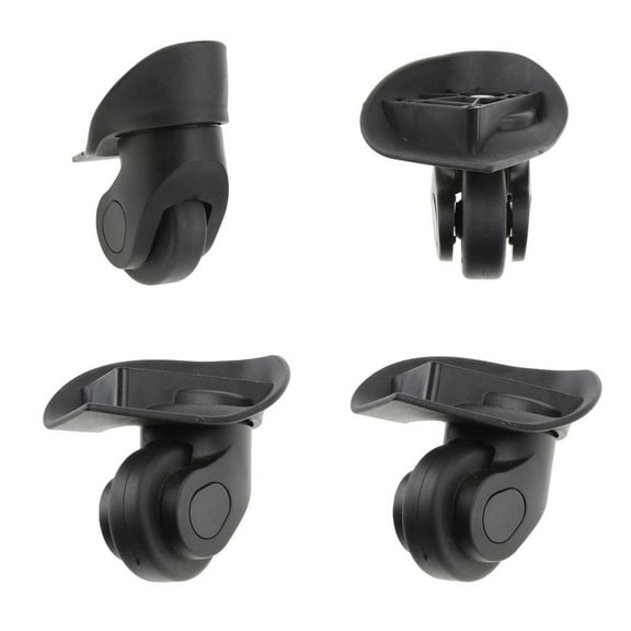 yotijay 4 Pieces A20 Suitcase Luggage Mute Wheels Replacement Casters for Trolley Black