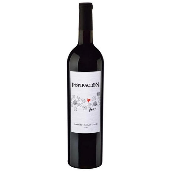 Pack de 6 Vino Tinto Inspiración Coco Nebb Merlot Syrah 750 ml