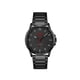 thumbnail image 1 of HUGO #First Reloj casual de cuarzo y pulsera de eslabones y acero inoxidable para hombre Color: Negro (Modelo: 1530187), 1 of 1