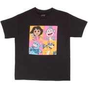 Nickelodeon Dora the Explorer Girls 2 Pack Short Sleeve T-shirt Set For Kids (Sizes XS-XL)
