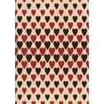 thumbnail image 1 of Ahgly Company Machine Washable Indoor Rectangle Transitional Deep Peach Orange Area Rugs, 2' x 4', 1 of 7