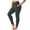 Dark Gray, variant on Timegard Workout Pants for Women Yoga Leggings High Waist Skinny Bike Pants Athletic Breathable Comfy