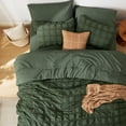 thumbnail image 3 of Juego de ropa de cama Bedsure Bed in a bag, tamaño queen, 7 piezas, tela escocesa, 3 of 8