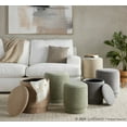 thumbnail image 2 of LumiSource Beige Fabric Marla Upholstered Ottoman Set, 2 of 6