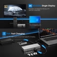 thumbnail image 5 of WAVLINK USB 4 Docking Station, 13-in-1 Thunderbolt 4 Hub, 8K@60Hz or Triple 4K@60Hz, 40Gbps, 96W PD, 2.5G Ethernet, SD/TF Reader, for MacBook Pro/Dell XPS/HP/Surface, 5 of 9
