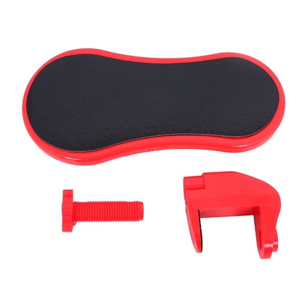 Almohadilla de reposabrazos de plástico para aliviar la fatiga, Protector de hombro montado en la mesa, accesorios para el reposabrazos de la muñeca en el interior de la oficina, espuma roja de PU Yuarrent EL014440-03B