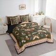 thumbnail image 3 of Homewish Boys Girls Animal Moth Ladybug Dragonfly Twin Bedding Sets 7-Piece,Botanical Floral Mushroom Bedding Comforter Set Microfiber,Retro Vintage Aesthetic Breathable Sheet Sets, 3 of 8