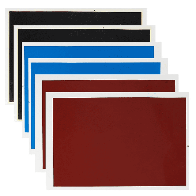 Papel de Oscurecimiento de 6 Piezas, Papel de Marcado de Grabado Colorido de 10,6 Pulgadas X 15 Pulgadas, Papel de Marcado para Cerámica, Vidrio y Metal