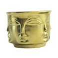 thumbnail image 1 of Florero de cerámica con diseño facial, macetas de estatua modernas plantas decorativas para interiores y exteriores florero de flores artificiales Sunnimix Jarrón de ceramica, 1 of 8