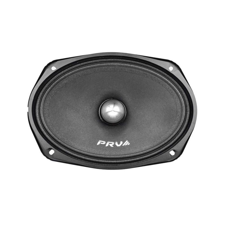 PRV Audio 6x9 Mid Range Bullet Loudspeaker, 500W, Ohm, Aluminum