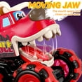 thumbnail image 4 of Chuvikid 3 Pack Monster Truck Toy,Motion Activated Light Up Cars for Toddlers- Bull,Shark,Crocodile,Press and Go Cars Gifts for Boys Gifts Ages 3-7, 4 of 7