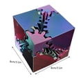 thumbnail image 2 of Juguete antiestrés con forma de cubo o bola giratoria con impresión 3D: perfecto para el estrés y la ansiedad, juguete antiestrés relajante, juguete de escritorio, ideal para necesidades sensoriales, 2 of 8