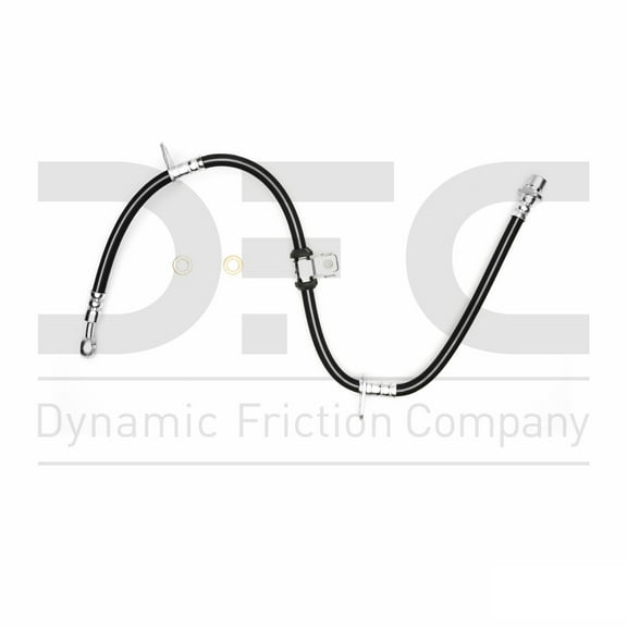 Front Left Dynamic Friction Company Brake Line Hose 350-58008 For 1992-1994 Acura Vigor, 1995-1998 Acura TL