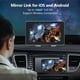 thumbnail image 3 of Gegaibe Estéreo inalámbrico para automóvil con Apple CarPlay/Android Auto, reproductor multimedia portátil con pantalla táctil para automóvil con Bluetooth, cámara de respaldo, navegación, enlace de e, 3 of 5