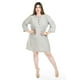 thumbnail image 1 of Vestido de lino a rayas Roman Fashion /Tallas Extras, 4085 (Líneas negro) negro 42, 1 of 6