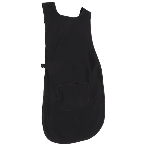Raindrops Fashionable Black Hairdresser Apron Vest for Salon Use with Comfortable Movement Features