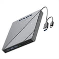 thumbnail image 4 of 7 in 1 External Blu Ray CD/DVD Drive for Laptop,Slots USB 3.0 Portable CD/DVD Disk Drive Player Burner Reader Writer, 4 of 5