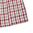 thumbnail image 6 of Pinafore Dress for Women Tweed Plaid Sleeveless Square Neck Mini Dress Tunic Top Red S, 6 of 9