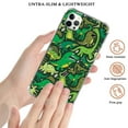 thumbnail image 2 of Hippie Cute Dinosaur Case for iPhone 14 Pro Max,Aesthetic Art Design TPU Bumper Cover Case, 2 of 6