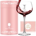 thumbnail image 1 of Copa de vino Astonlink con monograma de la A a la Z personalizada para mujer, 1 of 7