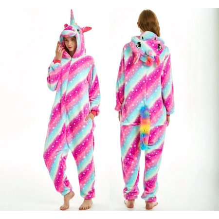 

CoCopeanut Unicorn Panda Totoro Pajamas Stitch Adult Animal Onesies Women Men Couple 2020 Winter Pajamas Suit Cat Sleepwear Flannel Pijamas