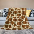 thumbnail image 2 of Creowell Minimalist Print Flannel Throw Blanket Super Soft for All Seasons Hand/Machine Wash 60x80in, 2 of 6