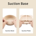 thumbnail image 2 of Silicone Baby Feeding Set, Food Grade Silicone Suction Bowl, Divided Suction Plates, Bib, Spoons Set, Toddlers Self Feeding Supplies Set - Beige, 2 of 6