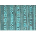 thumbnail image 1 of Ahgly Company Indoor Rectangle Abstract Light Blue Contemporary Area Rugs, 8' x 10', 1 of 4