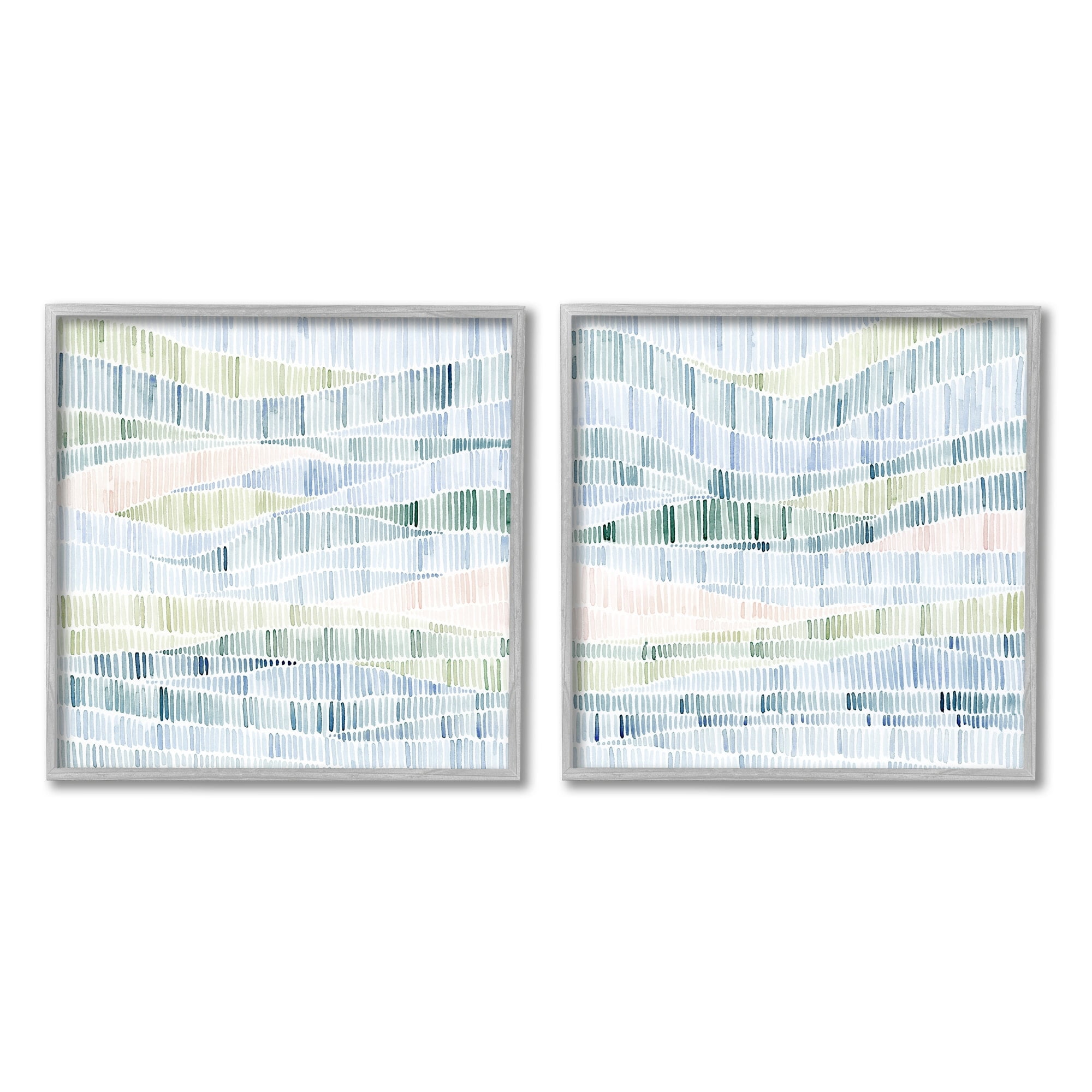 Stupell Industries Modern Abstract Nautical Landscape Wavy Striped Pattern, 12 x 12,Design by Grace Popp