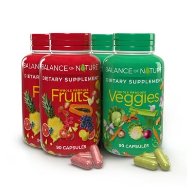 Nature Fruits and Veggies - Whole Food Supplement with Superfood Fruits ...