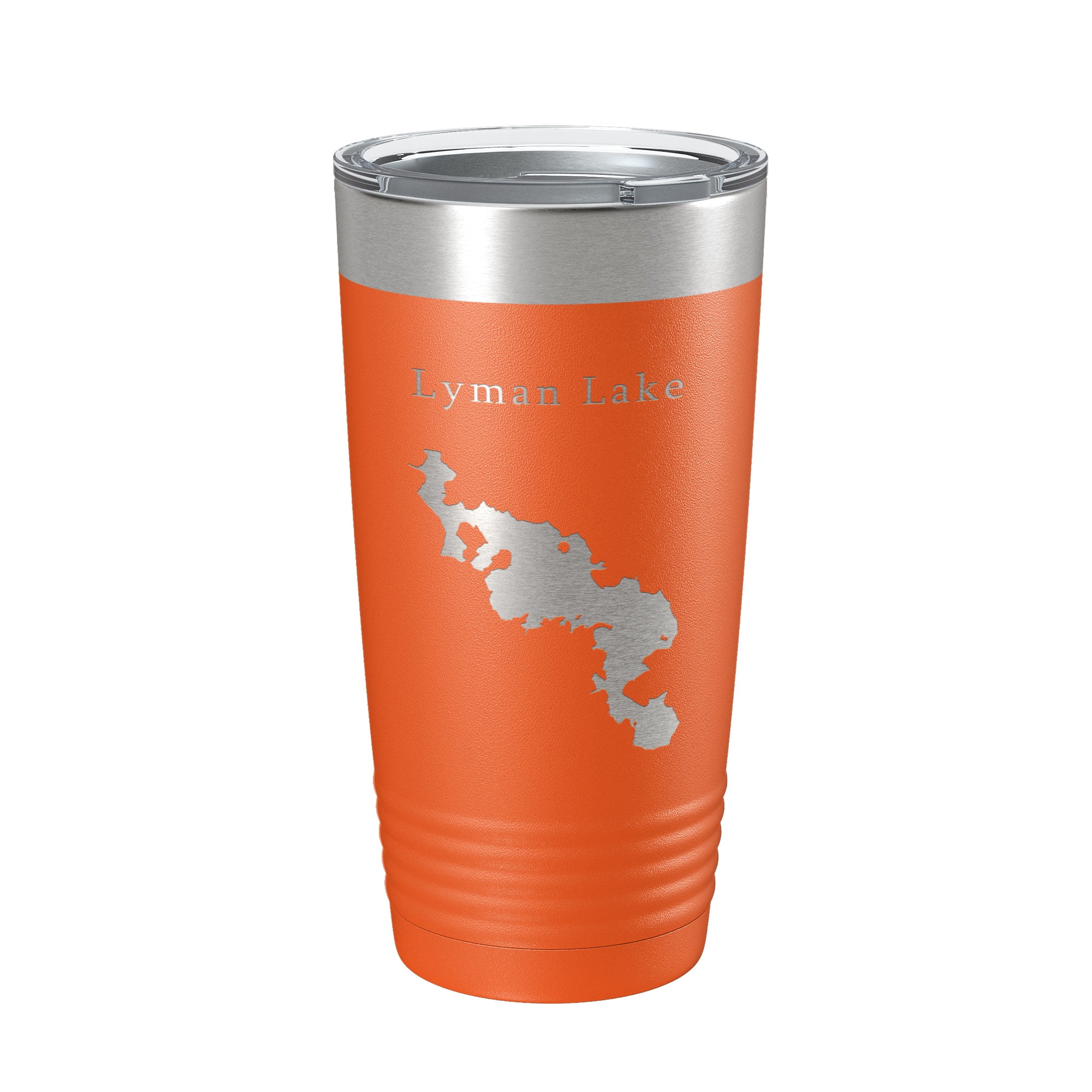 Lyman Lake Map Tumbler Travel Mug Insulated Laser Engraved Coffee Cup